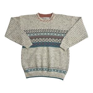 ESPRIT Wool Blend Knit Crewneck Sweater Size Small